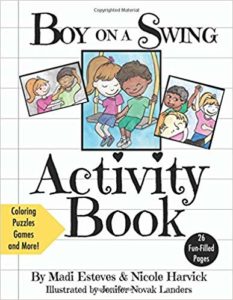 Boy On A Swing Activity Book Cover